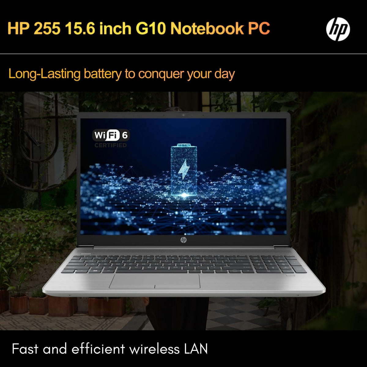 HP 255 G10 Laptop for Home or Work, 16GB RAM, 1TB SSD, 15.6" Full HD, Ryzen 3 7330U (Beat Intel i5-1135G7), HDMI, USB-C, Windows 11 Pro, Business and Fun Ready