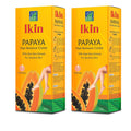 Ikin Papaya Hair Remover Cream for Sensitive Skin - Bikini Hair Removal Cream for Women & Girls (Pack of 2 (60gm X 2))