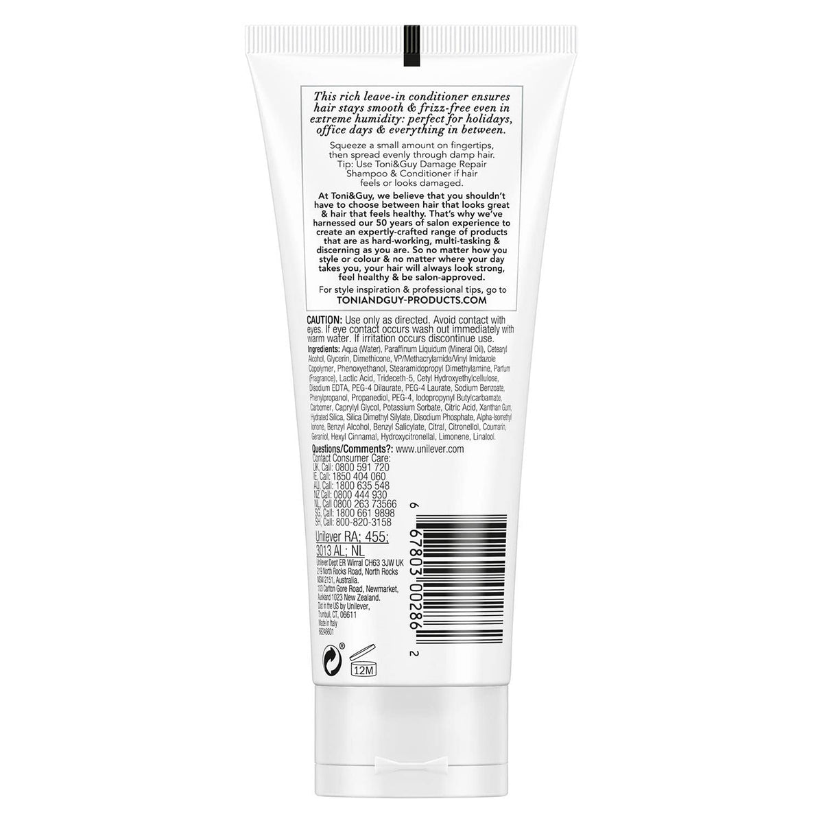 Toni & Guy Prep Leave in Conditioner, 3.3 Fl. Oz.