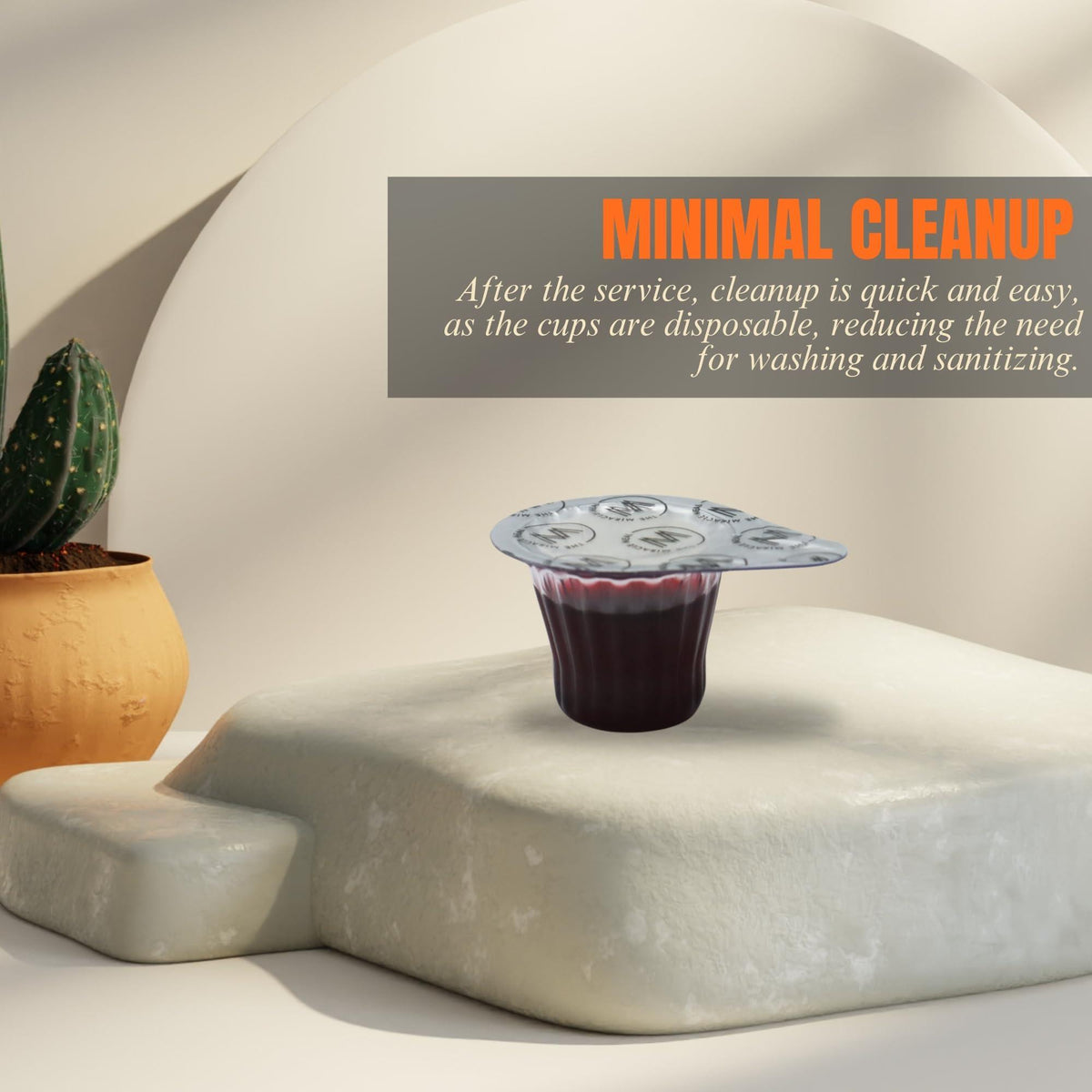 Pre-Filled Communion Cups with Larger Tab and Wafer Set - Box of 100 - Made with Concord Grape Juice & Wafer - Made in the USA