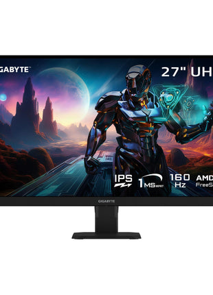 GIGABYTE - GS27U - 27 inch SS IPS Gaming Monitor - UHD 3840x2160-160Hz - 1ms MPRT - AMD FreeSync Premium - HDMI, DP - Black