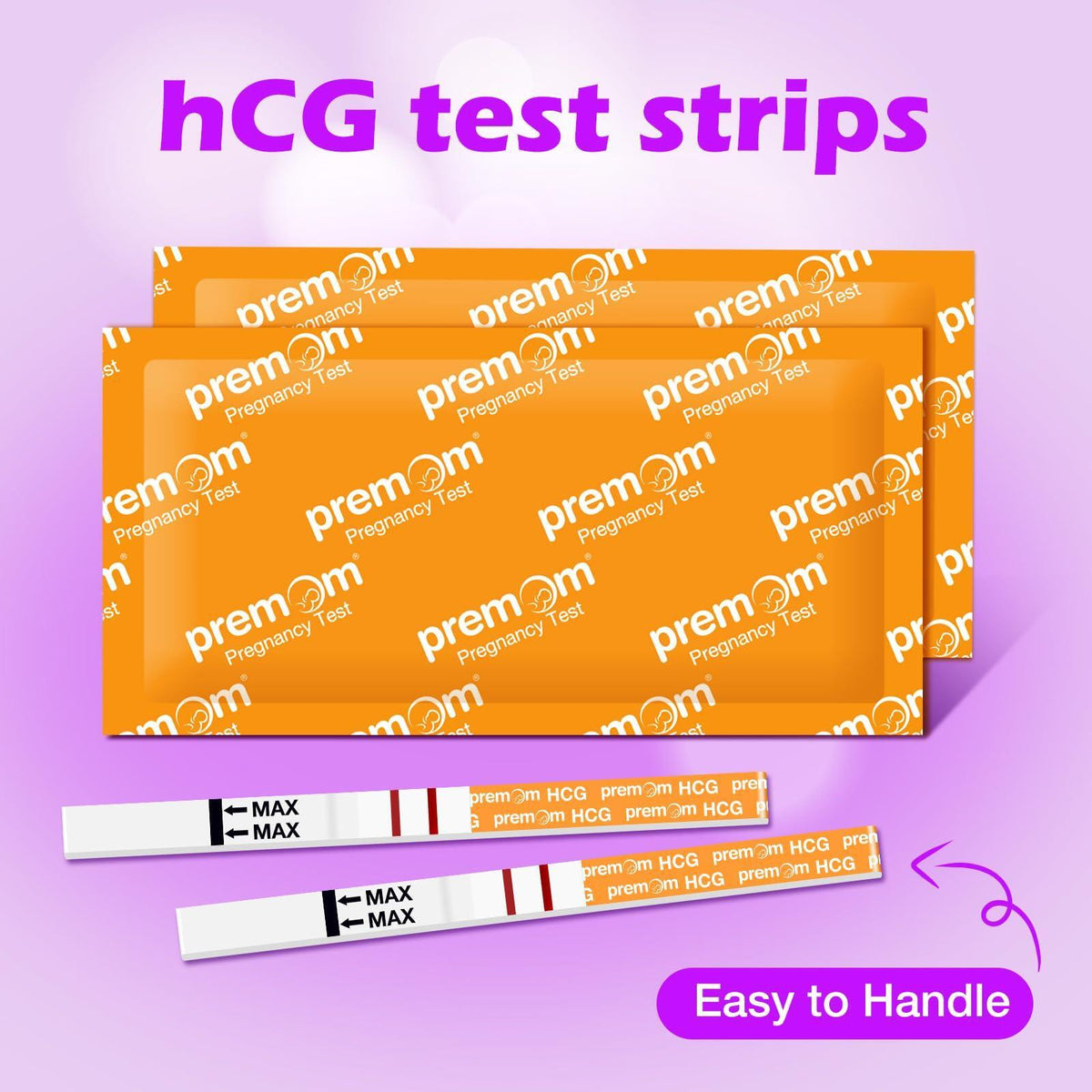 Premom Pregnancy Test Strips- 30 Pack Early Detection Pregnancy Test Kit Powered by Premom Ovulation Predictor iOS and Android APP