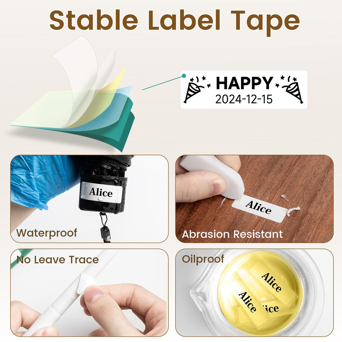 Phomemo D30 Label Maker, Bluetooth Mini Label Maker Machine, Portable Thermal Printer Small Rechargeable Labeler for Kids School Classroom Teacher Supplies, Home Office Labeler Works with Tablet/Phone