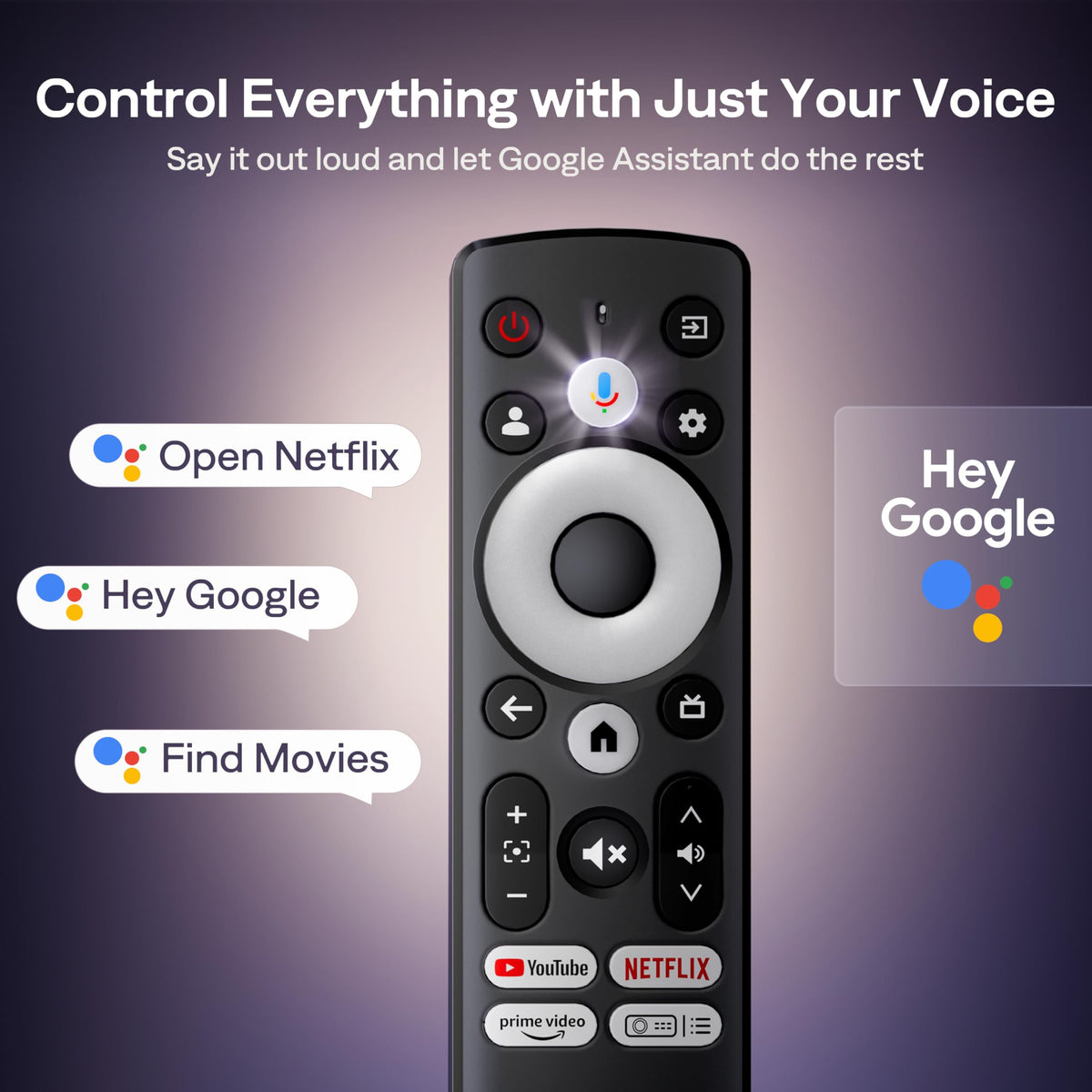 Aurzen EAZZE D1G 4K Supported Google TV Smart Projector with WiFi & Bluetooth, Auto Focus & Keystone, Dolby Audio, Zoom, Movie, Portable Mini Projector for Home & Outdoor Use