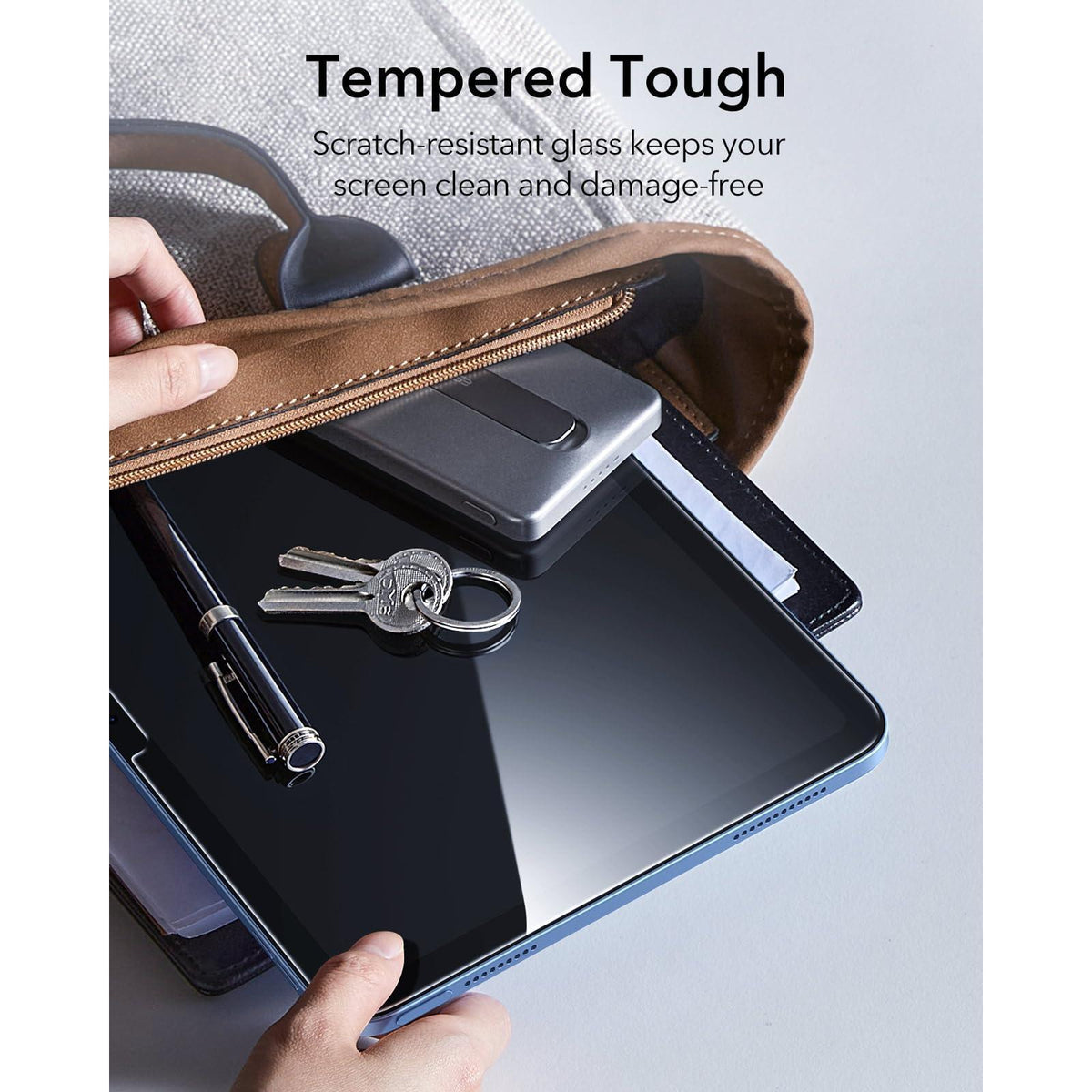 ESR 2 Pack Screen Protector for iPad A16 11th/10th Generation (11 Inch/10.9, 2025/2022), 9H Tempered Glass Film Guard with Alignment Frame, Anti-Scratch, Bubble Free, HD Clarity, Apple Pencil Support
