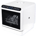 Dishwasher Tabletop dishwasher Portable Small fully automatic dishwasher with four wash modes plus drying and sterilizing modes Can be connected to the tap and filled manually