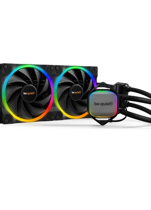 be quiet! Pure Loop 2 FX 280mm, CPU Liquid Cooler for Intel Core i3/i5/i7 or AMD Ryzen 3/5/7, ARGB LED Illumination, 2X Light Wings PWM high-Speed Fan -BW014