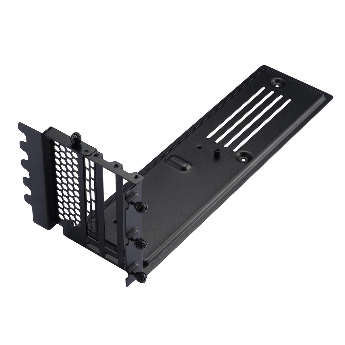 Phanteks (PH-VGPUKT4.0_04) Gen4 Vertical GPU Bracket Reinforced, 220mm Flat Line PCI-E Gen4 x16 Riser Cable Kit, Black