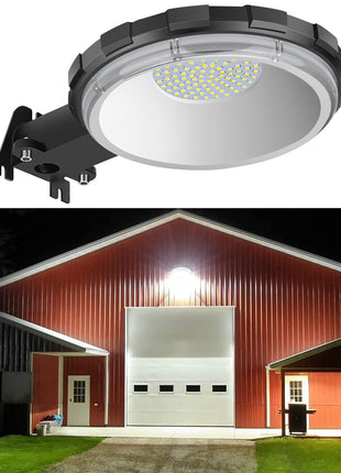 LED Barn Light, Dusk to Dawn Outdoor Lighting with 100W 10000LM 5000K Daylight, IP65 Waterproof Outdoor Security Flood Lights for Garage Yard Street Warehouse Use