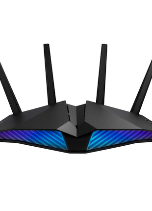 ASUS RT-AX82U (AX5400) Dual Band WiFi 6 Extendable Gaming Router, Gaming Port, Mobile Game Mode, Aura RGB, Included AiProtection Pro Security, Instant Guard, VPN, AiMesh Compatible