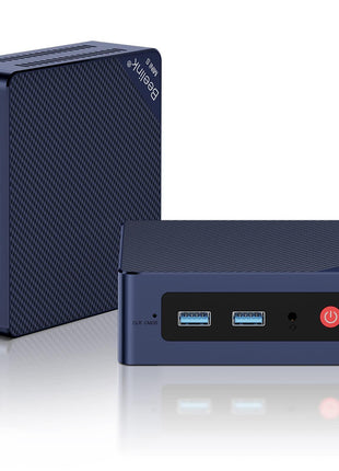 Beelink Mini S13 Mini PC,13th Intel Twin Lake-N150 (up to 3.6GHz, Upgraded N100), 16GB DDR4 500GB M.2 SSD, Mini Desktop Computer Support 4K Dual Display/USB 3.2/WiFi 6/BT 5.2 for HTPC/Office/Business