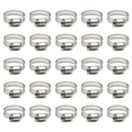 ZIPCCI Hose Clamp, 1 Inch Stainless Steel Worm Gear fuel line hose clamps, 19-29mm (25pack)