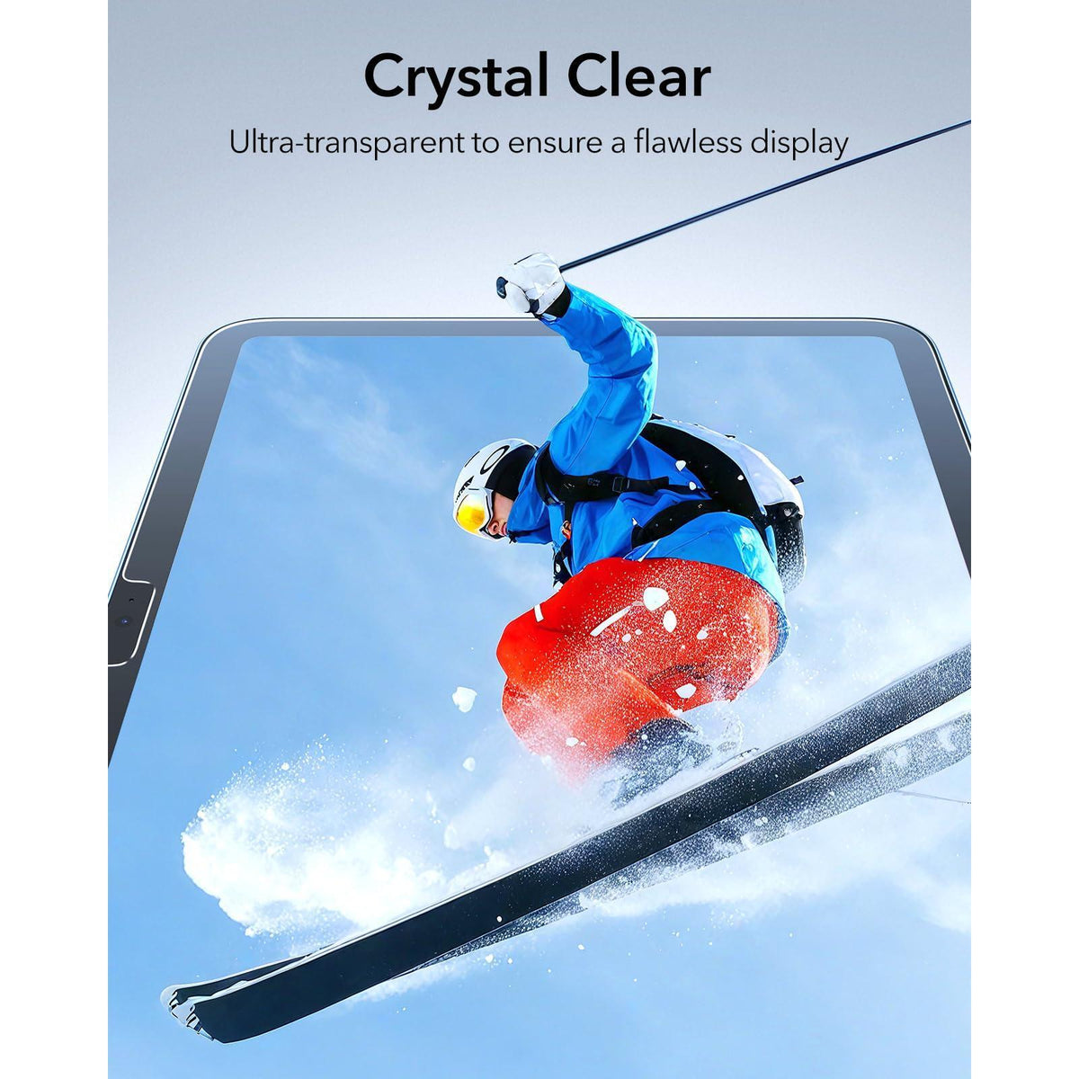 ESR 2 Pack Screen Protector for iPad A16 11th/10th Generation (11 Inch/10.9, 2025/2022), 9H Tempered Glass Film Guard with Alignment Frame, Anti-Scratch, Bubble Free, HD Clarity, Apple Pencil Support
