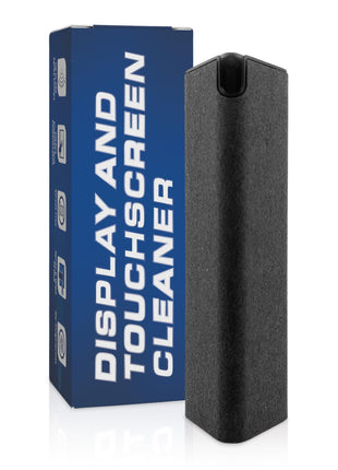 Car Screen Cleaner Spray And Wipe, 2-in-1 Spray and Microfiber Cloth Touch Screen Cleaner For Car Display, Cell Phone, Laptop, IPad, IPhone, Macbook Air, Computer (Black)