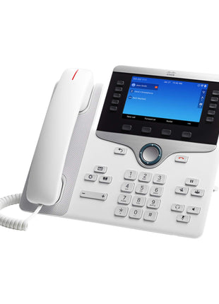 Cisco IP Business Phone 8861, 5-inch WVGA Color Display, Gigabit Ethernet Switch, Class 4 PoE, WLAN Enabled, 2 USB Ports, 10 SIP Registrations, 1-Year Limited Hardware Warranty (CP-8861-K9=), Black