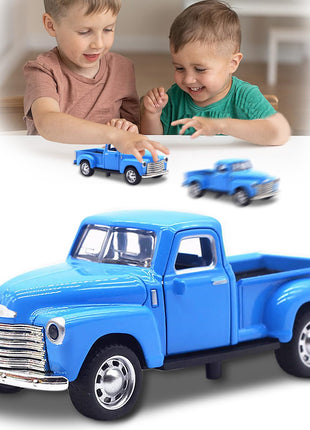 Little Blue Truck Toy for Toddlers Boys Girls | 1:32 Alloy Toddlers Car Toy Driveable,Car Door Can Open,Toy Trucks for Kids Boys Girls Easter Christmas Birthday Gifts