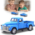 AGSIXZLAN Little Blue Truck Toy for Toddlers 2 3 4 5 6 7 8 Year Old Boys Girls,1:32 Alloy Toddlers Car Toy Driveable,Car Door Can Open,Toy Trucks for Kids Easter Christmas Birthday Gifts