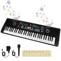 61 key keyboard Piano,Portable Electronic Digital Piano,Built In Dual Speakers,Rich Teaching Content,Electronic Piano Suitable For Beginners