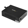 StarTech.com Multimode (MM) LC Fiber Media Converter for 10/100/1000 Network - 550m - Gigabit Ethernet - 850nm - with SFP Transceiver, TAA (MCM1110MMLC)
