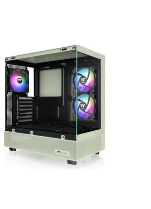 Thermaltake View 270 Plus TG ARGB Matcha Green Mid Tower E-ATX Case; 3x120mm ARGB Fans Included; Support Up to 360mm Radiator; Front & Side Dual Tempered Glass Panel; CA-1Y7-00MEWN-01; 3 Year Warranty