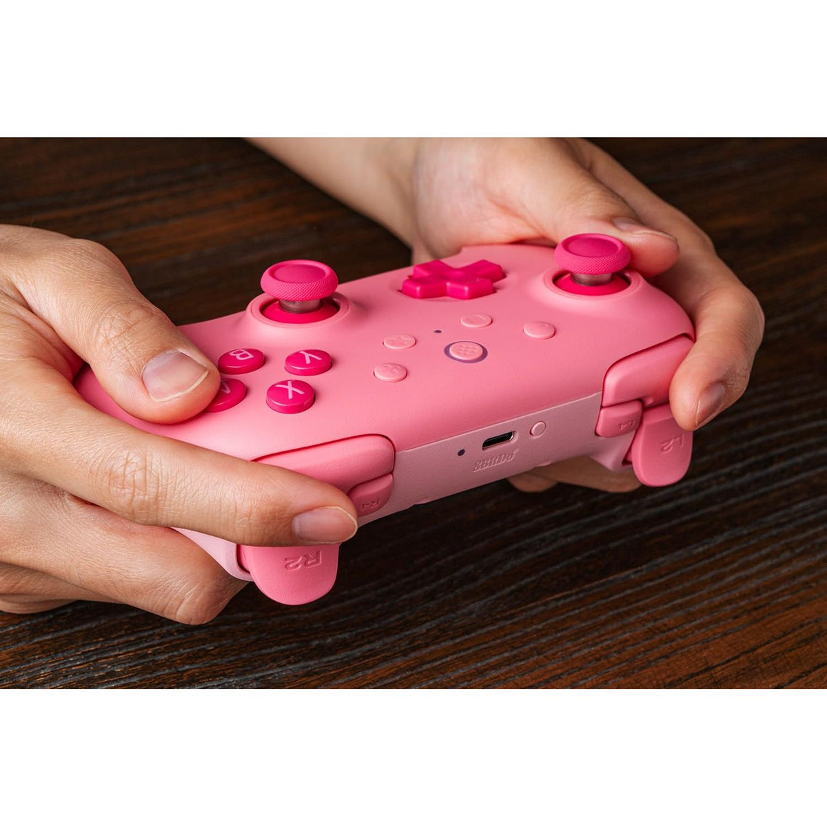 8BitDo Ultimate 2C Bluetooth Controller for Switch/Switch 2, Wireless Controller with 6-Axis Motion Control, Rumble Vibration, Refined D-Pad and Bumpers, and Hall Effect Joysticks (Pink)
