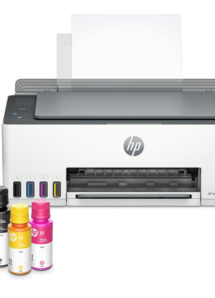 HP Smart Tank 5101 Wireless All-in-One Refillable Printer, Scanner, Copier with 2 Years of Ink Included, Wireless (2.4ghz only) Printer-for-Home use (1F3Y0A)