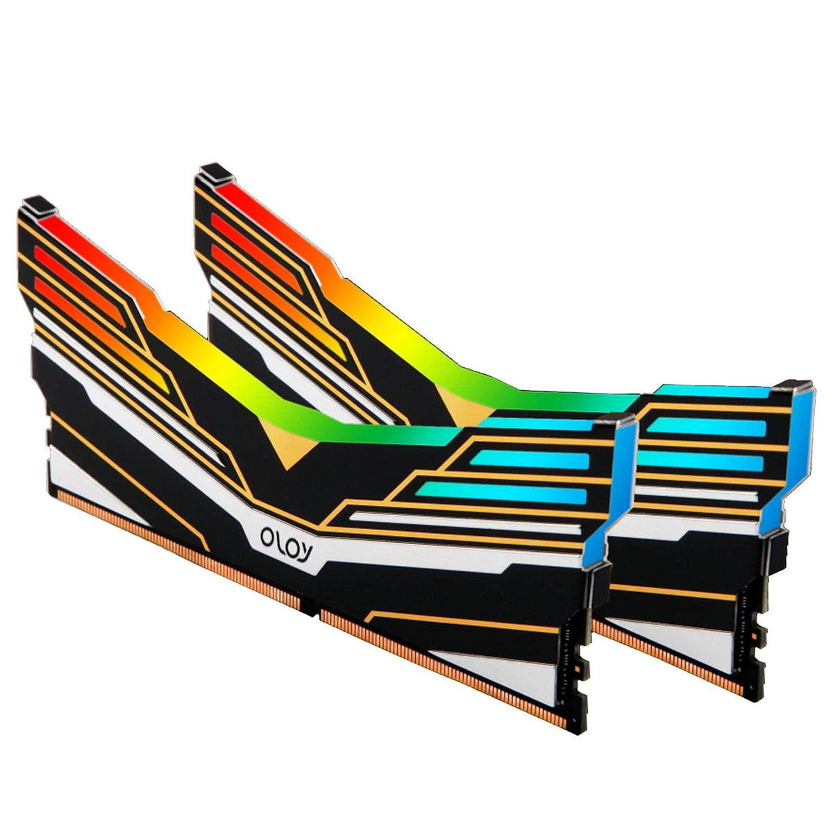OLOy DDR4 RAM 16GB (2x8GB) Warhawk Aura Sync RGB 3600 MHz CL18 1.35V 288-Pin Desktop Gaming UDIMM (MD4U083618BEDA)