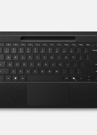 Microsoft Surface Pro Flex Keyboard with Pen Storage Alcantara Keyboard for Surface Pro Copilot+ (11th Edition), Pro 9 and 8, Windows 11 Copilot+ PC, Black