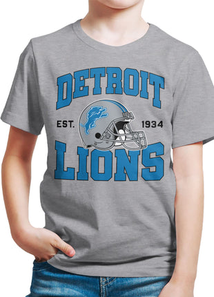 Junk Food Clothing x NFL - Team Helmet - Kids Short Sleeve Fan Shirt for Boys and Girls - Officially Licensed NFL Apparel