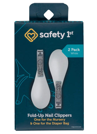 Safety 1st Fold-Up Nail Clippers - 2pk