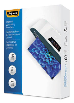 Fellowes 52041 Laminating Pouches 7mil 11 1/2 x 9 100/Pack
