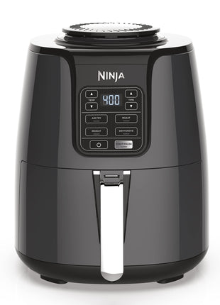 Ninja Air Fryer, 4 QT Capacity, 4 in 1 Roast, Crisp, Reheats and Dehydrates, Dishwasher Safe Parts, 105 F to 400 F, 1550 Watt, Grey, 1 Count