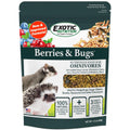 Berries & Bugs 1.5 lb - All Natural High Protein High Fiber Food for Hedgehogs, Skunks, Opossums, Sugar Gliders - Universal Insectivore Diet with Fruit, Gut-Loaded Insects, & Healthy Vitamins