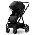 Mompush Meteor2 Baby Stroller 2-in-1 with Newborn Mode, Compatible with Infant Car Seat Adapter Included, Full-Size Bassinet Strollers for Family Outings