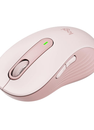 Logitech Wireless Mouse Signature M650- Small Hands, 2-Year Battery, Silent Clicks, Customizable Buttons, Bluetooth, PC/Mac/Chromebook - Rose, Right-Handed, Small-Medium