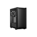 be quiet! Pure Base 501 Black PC case | 2 Preinstalled Quiet Fans | Mid Case | USB 3.2 Gen | Airflow | BGW74