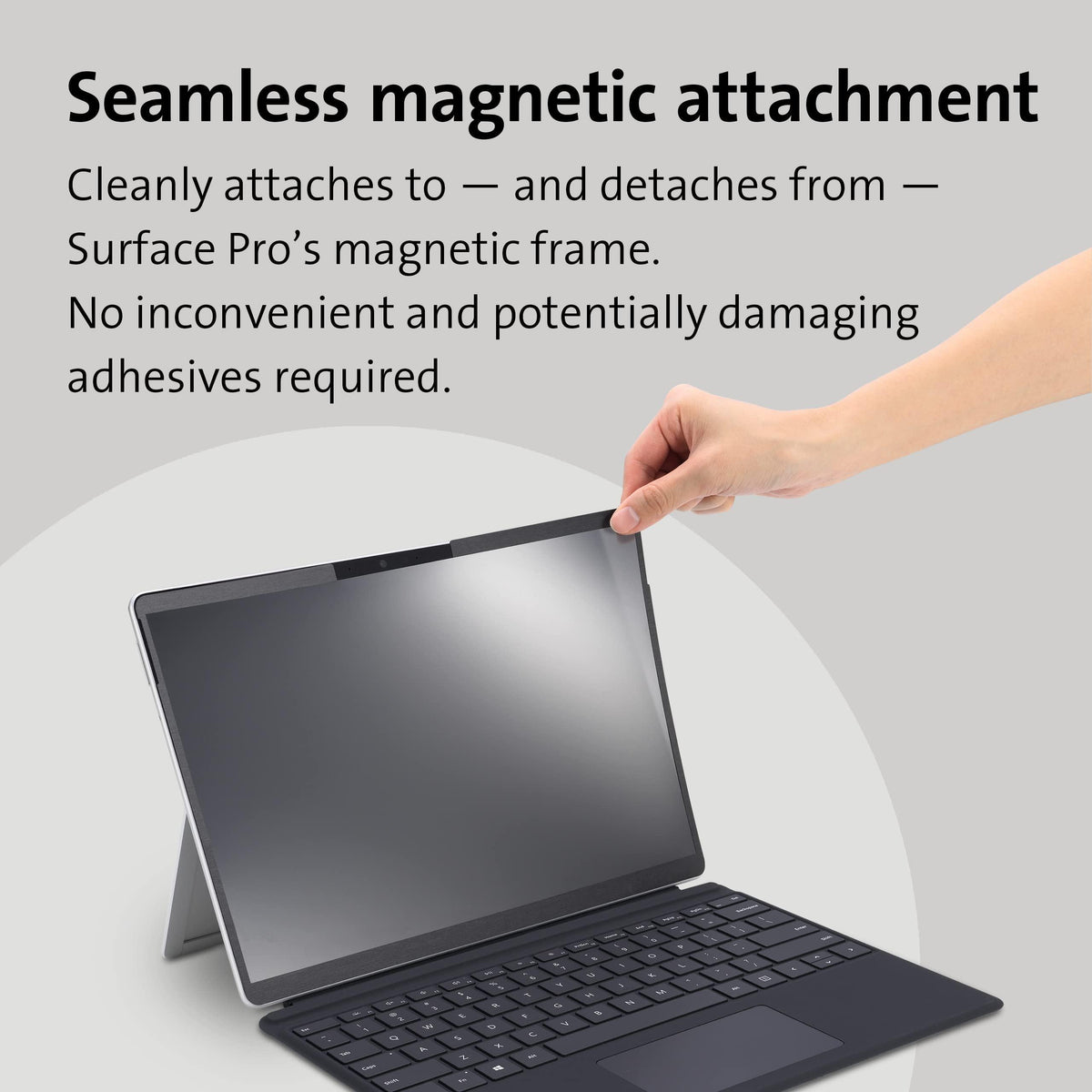 Kensington Surface Pro 11, 10, 9 & 8 Magnetic Privacy Screen (K51700WW)