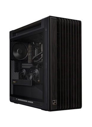 ASUS ProArt PA602 Wood Edition E-ATX PC Case with Tempered Glass,Front Panel IR dust Indicator, Power Lock Latch, 440 mm GPU Support, 420 mm Radiator & 3 Pre-Installed Fans, 2 Year Warranty