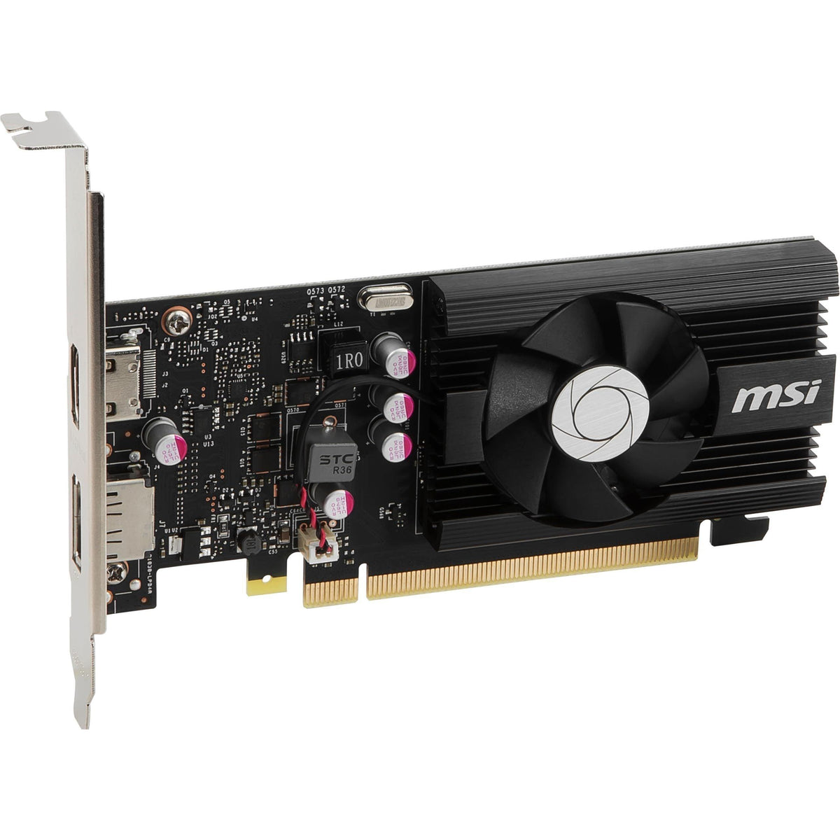 MSI Gaming GeForce GT 1030 4GB DDR4 64-bit HDCP Support DirectX 12 DP/HDMI Single Fan OC Graphics Card (GT 1030 4GD4 LP OC)