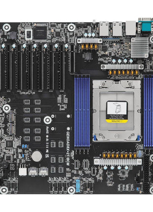 ASRock Rack GENOAD8X-2T/BCM EEB Server Motherboard Single Socket SP5 (LGA 6096) AMD EPYCTM 9004 Series Processors 7 PCIe5.0x16 Dual 10G LAN