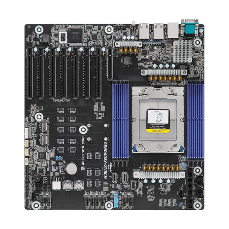 ASRock Rack GENOAD8X-2T/BCM EEB Server Motherboard Single Socket SP5 (LGA 6096) AMD EPYCTM 9004 Series Processors 7 PCIe5.0x16 Dual 10G LAN