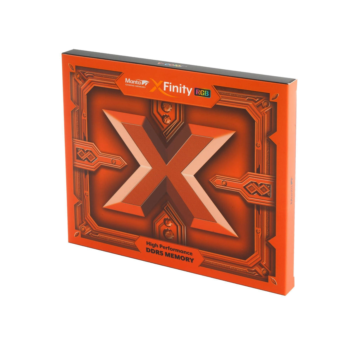 V-Color Manta XFinity RGB DDR5 48GB (24GBx2) 8000MHz CL38 1.4V RGB Gaming Desktop Upgrade RAM(Intel XMP 3.0 & AMD Expo Compatible) U-DIMM Memory Module SK Hynix IC - White (TMXFL2480838WWK)