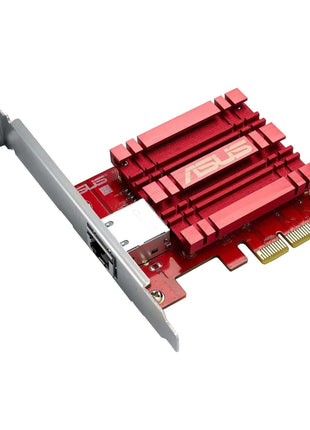 ASUS XG-C100C 10G Network Adapter PCI-E x4 Card with Single RJ-45 Port and Built-in QoS for use with Windows 10/8.1/8/7 and Linux Kernel 4.4/4.2/3.6/3.2, TAA Compliant (XG-C100C)