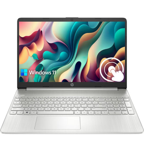 HP Pavilion 15.6 inch HD Touchscreen Anti-Glare Laptop, 16GB RAM, 1TB SSD Storage, Intel Core Processor up to 4.1GHz, Up to 11 Hours Long Battery Life, Type-C, HDMI, Windows 11 Home, Silver
