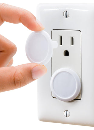 Outlet Covers Baby Proofing (50 Pack) Safe & Secure Electric Plug Protectors | Sturdy Childproof Socket Covers for Home & Office | Easy Installation | Protect Toddlers & Babies | White