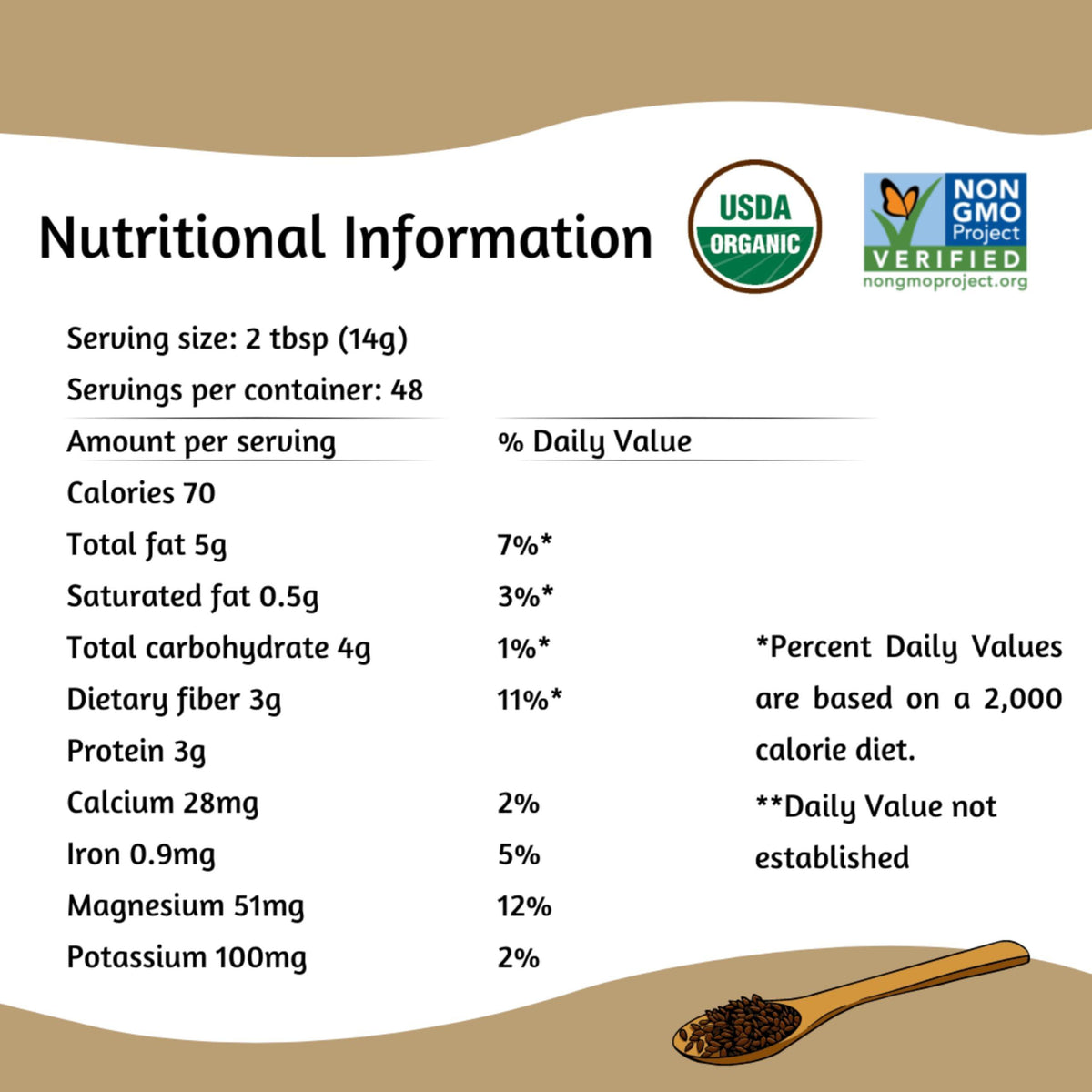 Spectrum Essentials Organic Ground Premium Flaxseed, 24 oz