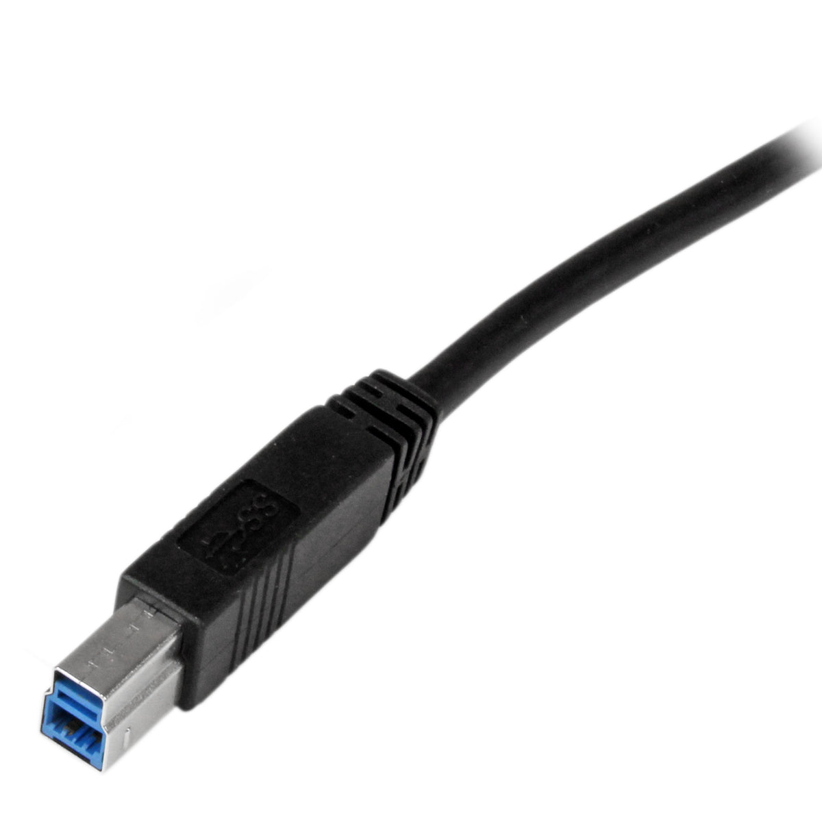 StarTech.com 1m 3 ft Certified SuperSpeed USB 3.0 A to B Cable Cord - USB 3 Cable - 1x USB 3.0 A (M), 1x USB 3.0 B (M) - 1 meter, Black (USB3CAB1M)