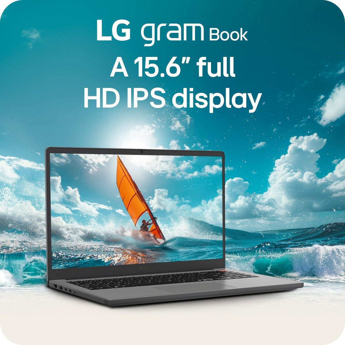 LG gram Book 15-inch Lightweight Laptop Computer, Intel Core i5-1334U Processor, Windows 11 Home, 8GB RAM, 512GB SSD - Titan Silver