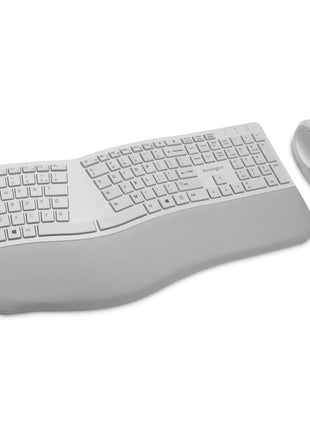Kensington Pro Fit Ergonomic Wireless Keyboard and Mouse - Grey (K75407US)