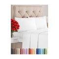 Queen Size 4 Piece Sheet Set - Comfy Breathable & Cooling Bed Sheets Set - Hotel Luxury Bedding for Women, Men, Kids & Teens - Deep Pockets, Easy Secure Fit, Soft and Wrinkle Free - Oeko-Tex - White